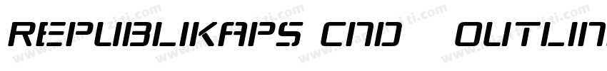 Republikaps Cnd   Outline字体转换